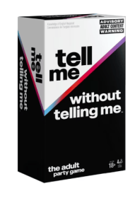 Tell Me Without Telling Me, Party Card Game, for Adults Ages 18 and up