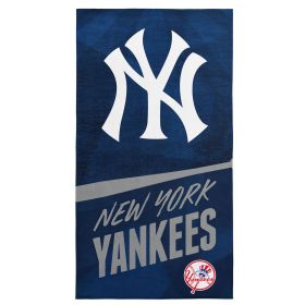 New York Yankees MLB Stretch Microfiber Beach Towel 30 x 60 inches