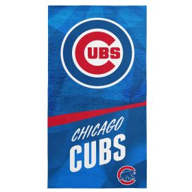 Chicago Cubs MLB Stretch Microfiber Beach Towel 30 x 60 inches