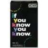 If You Know You Know IYKYK- The Question Card Party Game for Adults