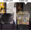 DIY Magic Cube Night Light, Wine Bottle LED Decorations Lamp