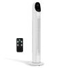 TF-36BR 34inch Tower Fan for Bedroom,Oscillating Floor Fans for indoors with 3 Modes 3 Speeds , 9H Timer
