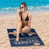 New York Yankees MLB Stretch Microfiber Beach Towel 30 x 60 inches