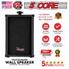 5 CORE Outdoor Speakers Pair Stereo in Wall Speaker 100W Peak Passive Mount Wired Waterproof Patio House Garage Indoor Exterior Audio System Bocinas p