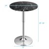 The pub bar table 24 Inch Round Bistro Bar Cocktail Table