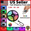 5V USB LED Strip Lights TV Back Light 5050 RGB Colour Changing with 24Key Remote