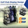 Golf Bag Organizer with Lockable Wheels for Multi Occasions